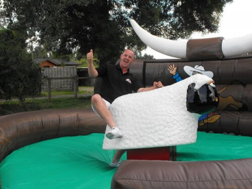 Rodeo Sheep Inflatable Rides and Slides Monster