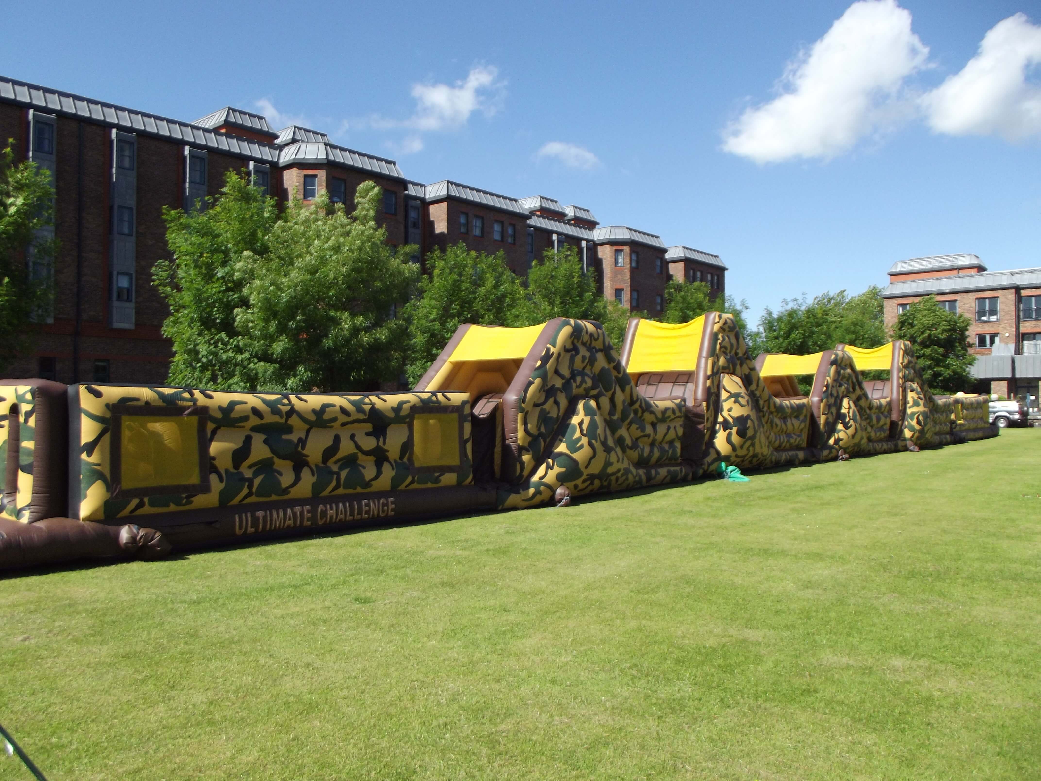 150ft-army-assault-course-inflated-in-front-of-trees-monster-event-hire