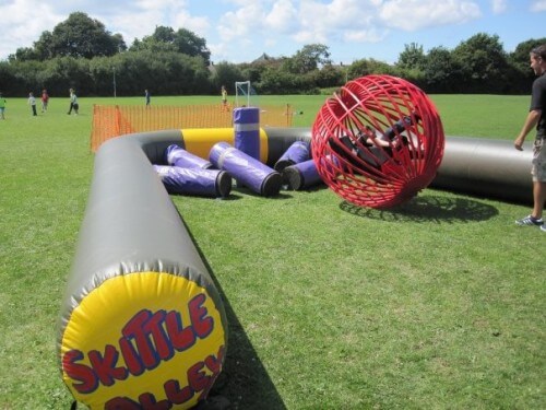 human bowling game party event hire